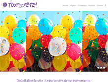 Tablet Screenshot of decoballons.com